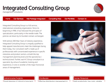 Tablet Screenshot of ic-group.com